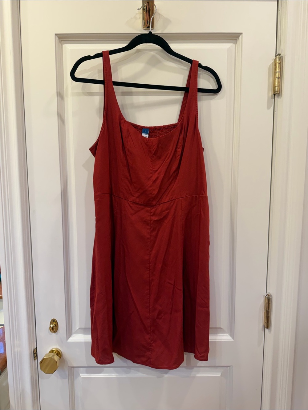 Old Navy Rust-Red Sleeveless knee length Dress